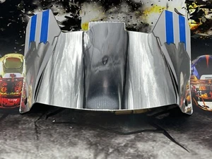 Silver Chrome Full Size Custom Collector Visor Lions Team Colors (Display Only) - Picture 1 of 2