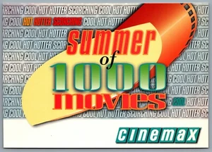Postcard 1997 Cinemax Summer of 1000 Movies Promotional Advertisement - Picture 1 of 2
