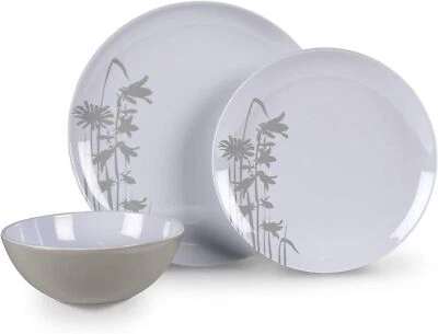 Kampa Meadow Picknick-Set Melamin Melamingeschirr Geschirr 12-teilig  - Bild 1 von 3
