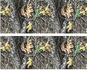 Camo Hunting Birthday ~ Edible 2D Fondant Cake 2 Strip Side Topper ~ D30008 * - Picture 1 of 3