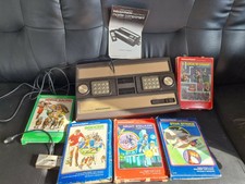 Mattel Intellivision Console - working with 7 games and inlays 