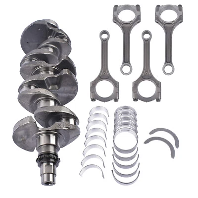 Crankshaft Con Rods & Bearing Set For 12-17 Hyundai Accent KIA Rio 1.6L Engine - Image 1 of 4