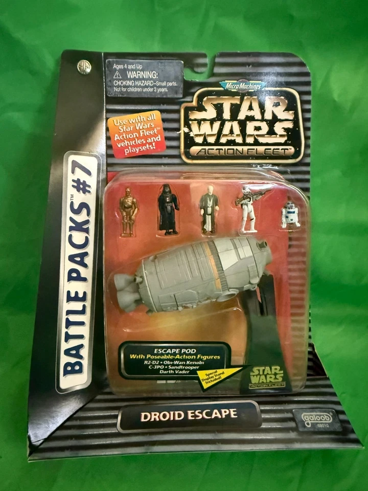 Micro Máquinas Galoob Star Wars Acción Flota Batalla Paquetes #7 Droid Escape Foto 1 de 1