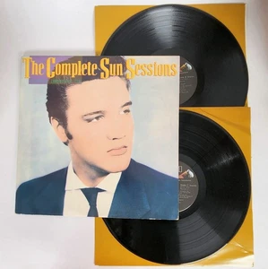 Elvis Presley Complete Sun Sessions 2x LP 1987 with Poster Recordings 1954-1955 - Picture 1 of 11