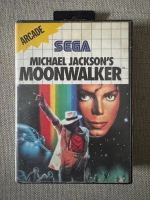 Master System MOONWALKER Michael Jackson's Sega PAL REGION FREE (Works in US) - Image 1 of 3