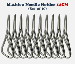 10 x Pinze per legatura ortodontica porta aghi sottile Mathieu dentale punta stretta - Foto 1 di 2
