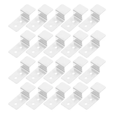  20pcs Frame Table Tops Fasteners Shelf Brackets Picture Frame Braces Clips For - Imagen 1 de 4