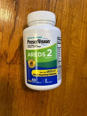 PreserVision Areds2 Formula Multi Vitamin Softgel - 60 unidades sin abrir nuevo Foto 1 de 2