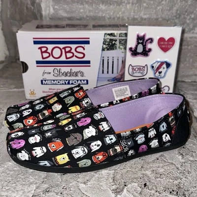 Nuevo Bobs para Perros Peluche Wag Crew Sin Cordones Pisos Mocasines Zapatos 6.5 Skechers 33179 Foto 1 de 4