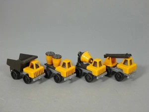 Coches: Vehículo de Construcción 3D / Ue 1983/84 - Set Completo Amarillo - Imagen 1 de 1