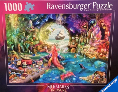 Ravensburger 1000 pc Mermaid's Treasure Aimee Stewart 2025 jigsaw puzzle NIB - Image 1 of 2