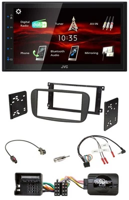 JVC USB Bluetooth Lenkrad DAB 2DIN Autoradio für Ford Galaxy Focus C-Max ab 07 s - Bild 1 von 4