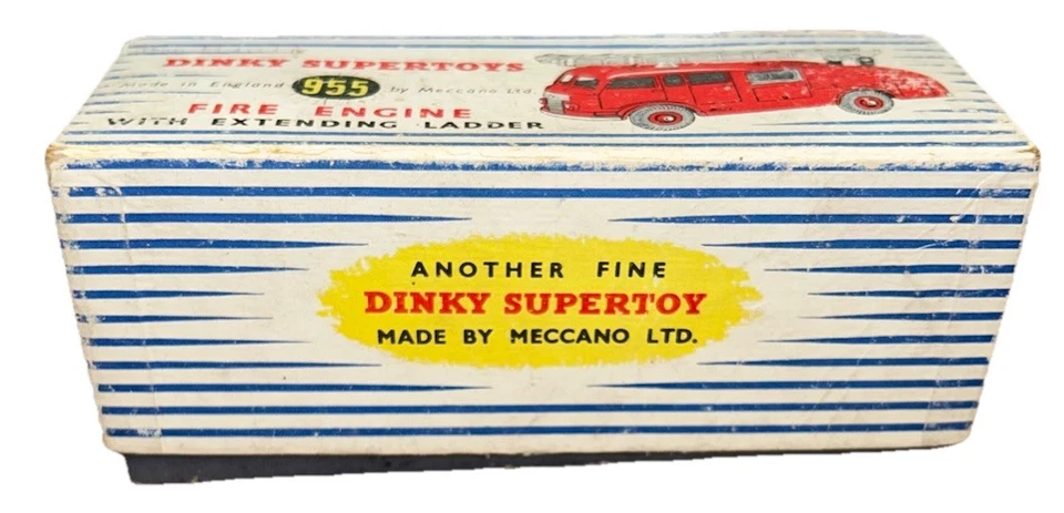 Camión de Bomberos Dinky Supertoys 955 RARO EN CAJA con Escalera Extensible en Caja Original Foto 1 de 4
