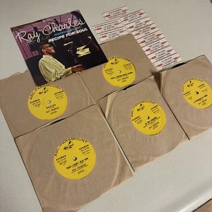 Ray Charles Ingredients In A Recipe For Soul Jukebox EP 33 RPM VG+ strips ABC 7” - Picture 1 of 8