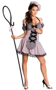 VESTIDO ELEGANTE PARA MUJER LITTLE BO PEEP ADULTO DISFRAZ DE HALLOWEEN - Imagen 1 de 2