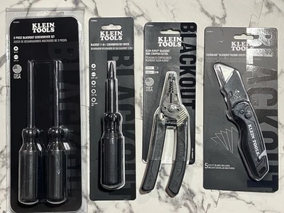 🎃 Klein Tools Blackout Series - 11-in-1, Wire Stripper, Knife, 2pc Screwdriver - Image 1 of 2