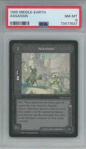 1995 Middle-Earth Wizards Limited Assassin - PSA NM-MT 8 - POP 1 only 2 HIGHER! - Picture 1 of 2