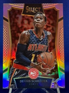 DENNIS SCHRODER 2015-16 Select Concourse Pink Prizm /20 #3 Atlanta Hawks - Picture 1 of 3