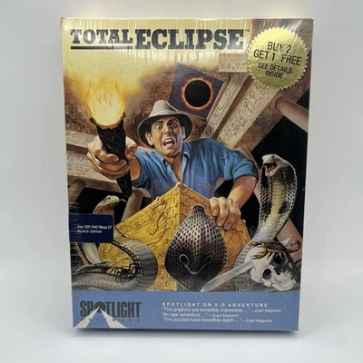 Total Eclipse by Spotlight for Atari ST - NEW Sealed Spotlight Cinemaware - Image 1 of 4