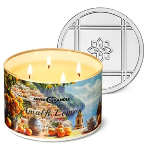 4-Wick Scented Candle - 18oz Soy Wax Blend Candle Over 50Hrs Long-Lasting Fra... - Picture 1 of 7