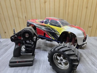Traxxas Tmaxx 2.5 Vintage Nitro Truck! Lots Of Aluminum Pico Motor - Image 1 of 4