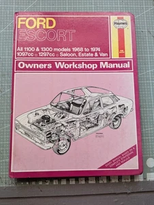 Ford Escort MK1 1100cc & 1300cc (1968-1974) Haynes Workshop Manual - Picture 1 of 8