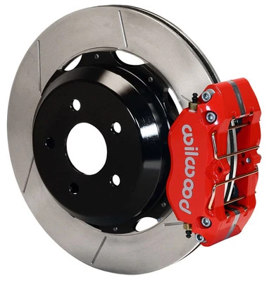 KIT DE FRENO DE DISCO WILWOOD, TRASERO, SE ADAPTA A SUBARU IMPREZA, WRX, FORESTER, LEGACY, SAAB, 12", ROJO Foto 1 de 3