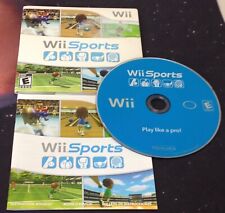 Wii Sports Nintendo Wii FREE SHIPPING Complete In Box CIB Game Disc Case Manual