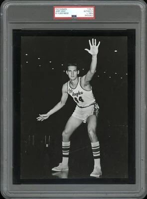 Jerry West 1960 Tipo III Foto Original PSA/DNA 1961 ¡Imagen de Tarjeta de Novato Fleer! Foto 1 de 3