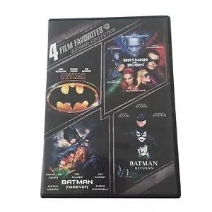 Batman Collection: 4 Film Favorites 2 Disc DVD Movies Region 1 USA Canada - Picture 1 of 12