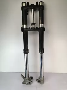 YAMAHA WR 450 F 2003 FRONT FORK SHOCK ABSORBER TRIPLE TREE 5TJ231021000 - Picture 1 of 24