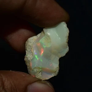 Trockenopal grob 16,25 Karat natürlicher äthiopischer Welo Opal Roh Feueropal Edelstein - Bild 1 von 4