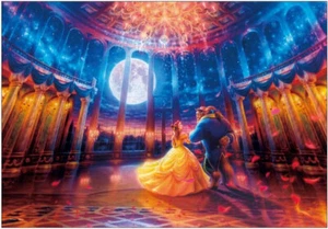 Jigsaw puzzle Disney Beauty and the Beast Luminous type 1000 p Tenyo D-1000-868 - Picture 1 of 5