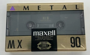 Maxell MX 90 Type IV METAL Blank Tape Cassette - BRAND NEW - Bild 1 von 3