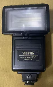 Sunpak Flash Auto Zoom 333 D Thyristor - For Nikon F3/FE/FE2/FG/FA/EM - Picture 1 of 5