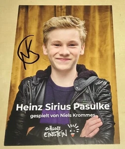 Niels Krommes Original signierte Autogrammkarte Schloss Einstein Autogramm #16 - Bild 1 von 1