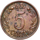 Lithuania - Coin - 5 Cents Centai 1936 - Kaunas - CONDITION!