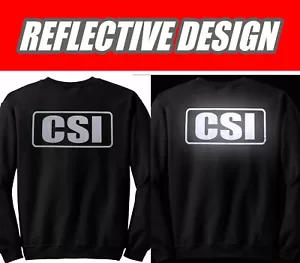 CSI sweatshirt with REFLECTIVE LOGO, SWAT team - Picture 1 of 5