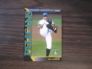 2004 Choice Myrtle Beach Pelicans # 2 Ray Aguilar Card (B17) Atlanta Braves
