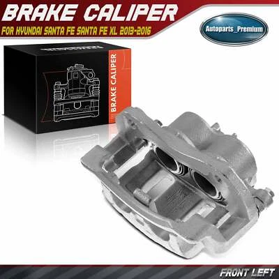 Pinza de freno delantera izquierda con soporte para Hyundai Santa Fe 2007-2009 2013-2018 XL Foto 1 de 4