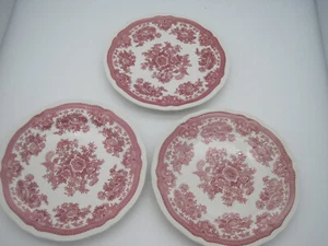 3 Stück - Villeroy & Boch Fasan rot - Kuchenteller / Frühstücksteller Ø 20 cm - Bild 1 von 10
