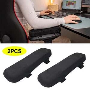 2Pc Memory Foam Armrest Cushions Support Elbow Arm Rest Cover Chair Armrest Pad - Picture 1 of 10
