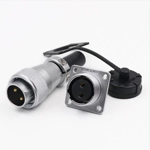 WS20 Waterproof Aviation Plug & Socket Panel Connector 2/3/4/5/6/7/9/12/15 Pin - Picture 1 of 36