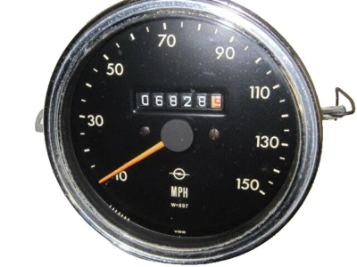 Opel Opal GT 1973 tablero de instrumentos mph velocímetro W=897 1974 6826 millas VDO Foto 1 de 4