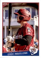 2017 Frisco RoughRiders Grandstand #1 Eric Aguilera Cary Illinois Baseball Card