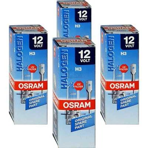 Juego De 4 Bombillas Halógenas Osram Original Line H3 12V 55W Sockel PK22s - Imagen 1 de 3