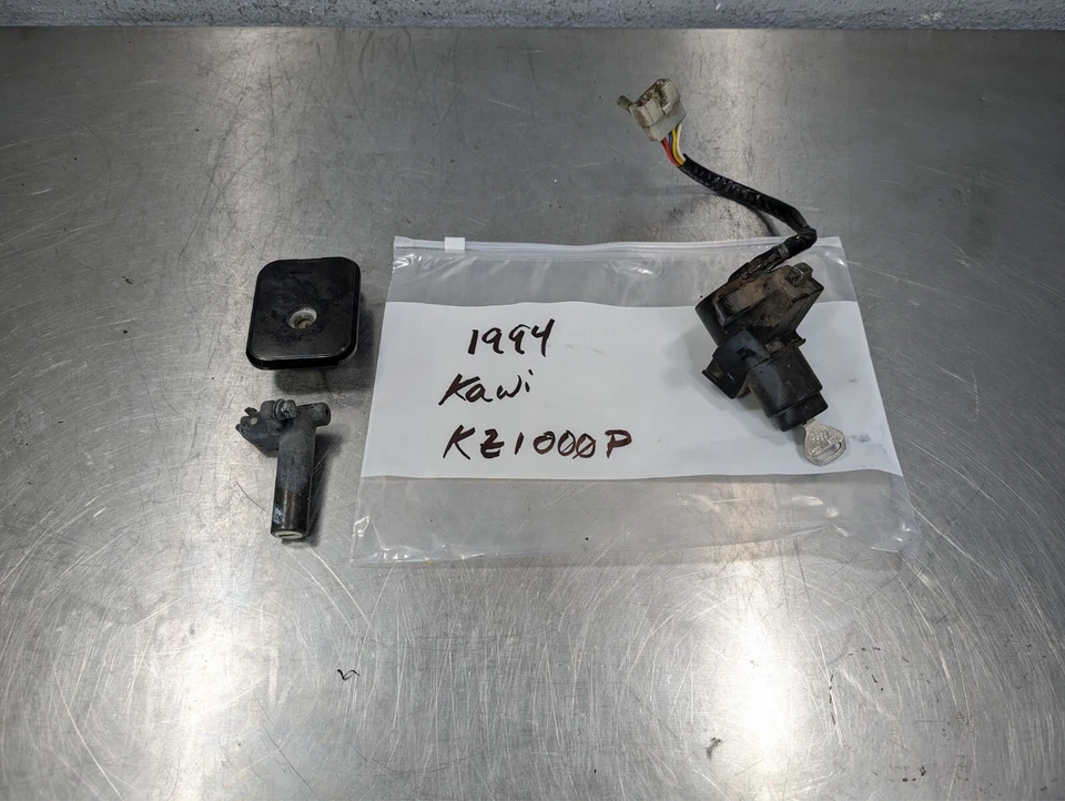 Kawasaki KZ1000P KZ 1000 1994 policía OEM interruptor de encendido con llave Foto 1 de 4
