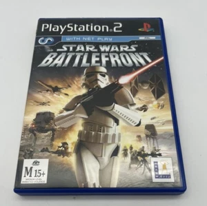 Star Wars Battlefront PS2 PlayStation 2 Game With Manual Tested Working - Picture 1 of 4