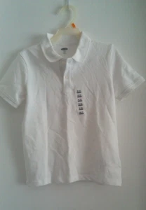 *NUEVO* Polo Piqué Flexible Incrustado Uniforme para Niño Antiguo Marina Blanco - Talla Mediana (8) - Imagen 1 de 5