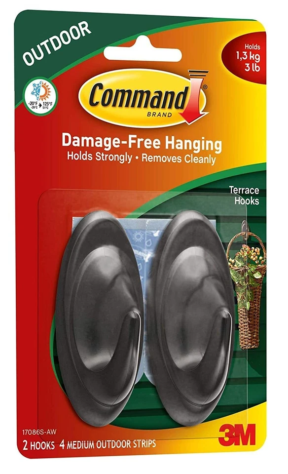 Command 2PK Slate Hook - Image 1 of 1